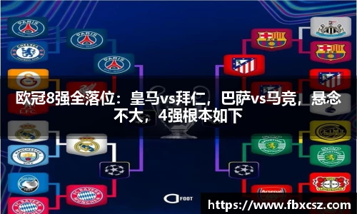 欧冠8强全落位：皇马vs拜仁，巴萨vs马竞，悬念不大，4强根本如下